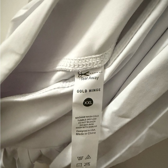 NWT Gold Hinge White Pleated Women's Skirt-XXL - Picture 5 of 6